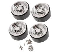 Ylwxzenith 1/10 RC Car 1.9in Five Frame Electroplated Wheel Rims, Lightweight Alloy Material, Installation, Scratch, Sparkling Appearance, Improves Performance