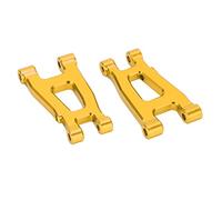 Ylwxzenith 1/16 RC Car Aluminium Rear Lower Suspension Arms for SG 1603 Upgrade Parts, Durable and Wear Resistant, Reduces Vibration, Easy Installation (Yellow)