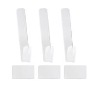 Ylwxzenith 3 pcs ganchos de sombrero acrílico transparente, colgador adhesivo de forma V montado en la pared para tapas de béisbol, sombreros solares y más, diseño de ahorro de espacio y de (Clear)