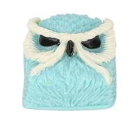 Ylwxzenith Capas de Teclado de búho tallados a Mano Personalizados, Teclas de reemplazo para interruptores de Cereza MX, Calor y Proceso de teñido Brillante, Accesorio Elegante para teclados (Blue)