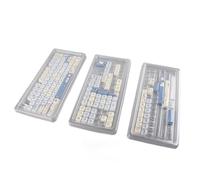 Ylwxzenith Capas de Teclado de Teclado PBT de Dibujos Animados, 148 Teclas de sublimación de Tinte, ergonómicos, Colores Ricos, Teclas de Teclado mecánico para Juegos de PC y entusiastas de (Kitten)