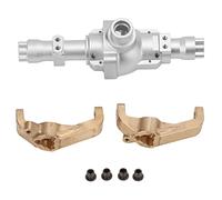 Ylwxzenith Kit de Accesorios de rastreadores de 1/10 RC Mejorado, alojamiento Central de Aluminio con Soportes de colchón C Delanteros de latón, compatibles con Gen8 II, Mejorar la