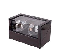 YLXD 4+0 Watch Winder Cajas giratorias para Relojes automático, con Motor silencioso,Se Pueden Ajustar 5 Modos para Relojes, Caja de Almacenamiento