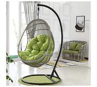 YLXD 90 * 120cm Silla Colgante Huevo Cojín, Columpio Colgante Silla Cojín Suave De Engrosamiento para Columpio Colgante,Silla Colgante Mimbre Hamaca Jardin(Kcolic Sin Silla Colgante)