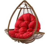 YLXD Cojín para Silla Colgante Huevo 90 * 120cm, Columpio Cojín Suave De Engrosamiento, Mimbre Hamaca Jardín (Kcolic Sin Silla)
