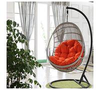 YLXD Silla Colgante Huevo - Cojín Suave de Engrosamiento para Hamaca y Columpio Mimbre Jardin (Kcolic Sin Silla)