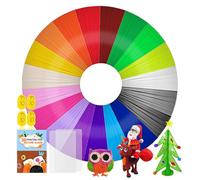 YlYADl Filamento PLA para Bolígrafo 3D, 20 Colores 1,75 mm, 200m - PLA 3D Pluma Filamento PLA Boligrafo 3D,Filamento de Pluma 3D PLA, para Los Bolígrafos de Impresión 3D de Alta Temperatura