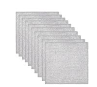 YLZCAM Paño de Cocina mágico, Limpieza de Alambre Plateado, paño de Cocina, Productos, Toalla de Lavado de Microfibra, Trapo de Bola de Alambre de Acero for Limpieza de Cocina (Color : 10Pcs)