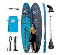 YM SUP hinchable Premium 10'6" (320 x 82 x 15 cm) 304 litros, máx. 145 kg, tecnología 3D Drop Stitch HD + STL-Fusion, anillas mochila Leash y accesorios incluidos, marca Italia, Stand Up Paddle