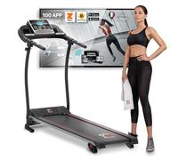 YM YOUR MOVE Cinta de correr eléctrica plegable, marca de calidad italiana, Bluetooth App Kinomap & ZWIFT Video/Coach Multijugador, Energy Saver, sensor cardíaco, inclinación ajustable, 12 programas