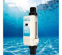 YMAOMAO Generador de clorador de Sal de 12 g/h EC12 Sis-Tema generador de Cloro para Piscinas de Agua Salada Sistemas generadores de Cloro salino para Agua Salada Piscinas de hasta 16 000 galones