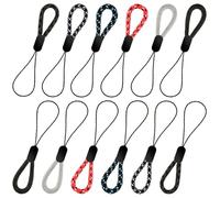 Ymapinc 12 cordones ajustables para dedos, cordón de disco flash USB, correas de muñeca antipérdida, correa de mano para teléfonos celulares, cámaras, llaves, linternas, placa de identificación