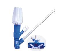 YMBERSA Kit Limpiafondos barredora Venturi para minipiscinas con Bolsa recogetodo. Incluye pértiga pértiga Desmontable 1.20 MT