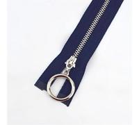 YMDBOZKAL Zipper Kit de Cremallera de Repuesto Multicolor, 5 uds., for Costura Artesanal, decoración de Bolsas de Ropa, 15-70cm(ZA085-Blue,OPENEND-NO3-50CM)