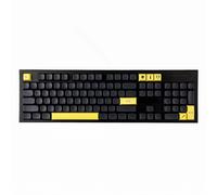 YMDK 125 ZDA Profile Gentleman Japonés XDA v2 Dye Sub PBT Amarillo Gris Teclas para 104 TKL 60% 96 84 68 64 MX Switches Teclado