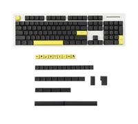 YMDK 125 ZDA Profile XDA v2 Dye Sub PBT Gentleman Yellow Gray Teclas para 104 TKL 60% 96 84 68 64 MX Switches Teclado