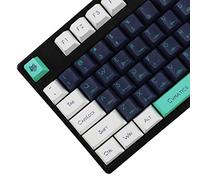 YMDK 144 teclas de onda de sonido opuesta Dye-Sub Thick PBT Cherry Profile Caps para teclado mecánico TKL 61 64 68 75 87 96 104 108 GMMK MX