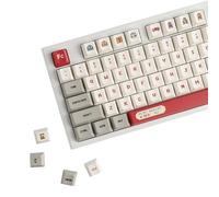 YMDK 153 teclas Gameboy Cherry Profile PBT Dye Sub Teclas para teclado mecánico MX FC GMMK Filco 104 TKL GK61 KBD75 96 GK64 68 (153 teclas Gameboy)