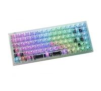 YMDK 155 teclas retroiluminadas de cristal claro Virtual War MDA perfil brillo a través de PC para teclado mecánico MX 96 87 84 80 75 68 64 Split