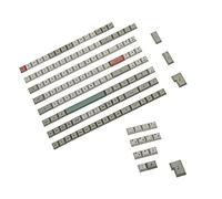 YMDK 61 87 104 96 84 DSA Profile 9009 Dye Sub ANSI ISO AZERTY QWERTZ España UK Francés Alemán Italiano Keyset PBT Keycap para teclado MX (UK ISO Set)