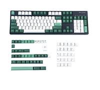 YMDK Alemán, Francés, Italiano, España, Reino Unido, ISO Botanical Dye Sub Keycaps Thick PBT Cherry Profile Keycap Set para teclado QWERTZ AZERTY MX (teclas ISO España)