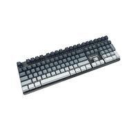 YMDK Double Shot 108 Teñido PBT Brillo a través del perfil OEM Keycap Rainbow Carbon Sunset Teclas retroiluminadas para interruptores MX Teclado mecánico (solo Keycap) (Polar Day)