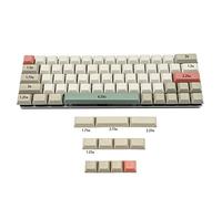 YMDK DSA Profile 9009 Blank 61 64 68 ANSI Keycap Thick PBT Keycap Set para teclado mecánico MX GH60 XD64 GK64 Tada68 (61 64 68 en blanco sin leyenda) (solo tecla)