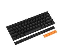 YMDK DSA Profile Blank 61 64 68 ANSI Keyset de teclas PBT grueso para teclado mecánico Cherry MX GH60 XD64 GK64 Tada68 Negro Naranja