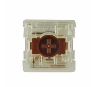 YMDK Gateron Interruptor lechoso de perfil bajo v2 rojo, azul y marrón, eje de 3 pines para interruptores de perfil bajo, teclado mecánico K1 K7 NuPhy Air75