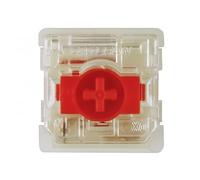 YMDK Gateron Interruptor lechoso de perfil bajo v2 rojo, azul y marrón, eje de 3 pines para interruptores de perfil bajo, teclado mecánico K1 K7 NuPhy Air75