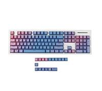 YMDK- Juego de Teclas con retroiluminación Sunset de Perfil OEM PBT teñido DoubleShot 121 aptas para interruptores MX 61 87 104 96 980 Teclado mecánico