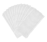 YMDZ 100 Pcs Solubles Bolsa de Cebo PVA Bolsa Pesca 15 * 7cm Carpfishing Accesorios para Cebos Sólidos(Blanco)