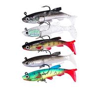 YMDZ 5 Pcs Señuelos de Pesca Spinning Jigs Pesca Conjuntos Cebos Pesca Surfcasting Adecuado para Agua Dulce y Agua de Mar