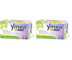 Ymea Menopausia Día y Noche, Control Sofocos y Sueño, Tratamiento 1 Mes - 64 Cápsulas (Paquete de 2)