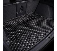 YMEIXIA Alfombrillas Maletero para Mercedes-Benz GLC Coupe 2017-2021,Cuero Funda Maletero Protector Antideslizante Bandeja Forro Maleteros Alfombra Accesorios,Black-White
