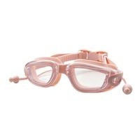 YMFF - Gafas de natación para adultos, marco grande, cuadradas, antivaho, impermeables, integradas, sellado 3D, correa elástica ajustable para hombres y mujeres, entrenamiento en la piscina