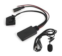 Ymiko Adaptador de Cable Auxiliar Bluetooth de 18 Pines, Reemplazo de Adaptador de Micrófono de Coche Inalámbrico para Comand 2.0 W211 W208 W168 W203