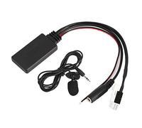 Ymiko Adaptador de Cable de Audio MP3 Bluetooth para Automóvil, Módulo Bluetooth para Automóvil Conector de Audio Automático con Kit de Micrófono Reemplazo para W169 W221 W251 W245