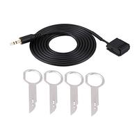 Ymiko Cable AUX Adaptador de Cable Auxiliar de Audio para automóvil para 6000CD Cable AUX Mondeo con Llaves de Herramientas de extracción 6000CD