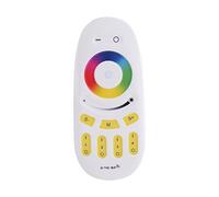 Ymiko Controlador remoto LED RF, control remoto RGBW 2.4G Controlador LED táctil de 4 zonas Controlador LED atenuador RGB para bombilla LED Milight RGBW, tira de luz RGB LED