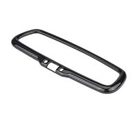 Ymiko Cubierta de Espejo retrovisor de Fibra de Carbono para Coche, moldura de Cubierta de Marco de Espejo retrovisor Interior Interior para Alfa Romeo Stelvio/Giulia
