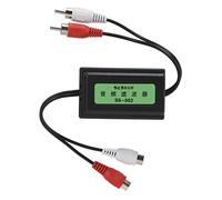 Ymiko Filtro de Ruido, Aislador de Ruido de Bucle de Tierra, Conectores Aislador de Bucle de Tierra Estéreo para Coche de 3,5 Mm/0,1 Pulg. Diseñado para Señales de Audio que Eliminan el Ruido