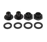 Ymiko Kit de Tornillería de Puntal de Vidrio Trasero, Kit de Hardware de Puntal de Soporte de Vidrio de Ventana Trasera Reemplazo de Aleación de Aluminio para 3Dr Hatchback CRV EG6