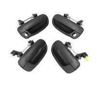 Ymiko Manija de Puerta Exterior de 4 Piezas 82650-25000 Juego de Manija de Puerta Exterior Delantera Y Trasera del Lado del Pasajero del Conductor Reemplazo para Hyundai Accent 2000-2006