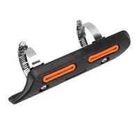 Ymiko Protector Térmico de Tubo de Escape Protector Térmico de Escape para Motocicletas de 4 Tiempos ATV UTV Vehículos Todoterreno Cubierta de Aislamiento de Protección Térmica (Naranja)