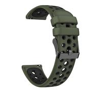 YMKFGUPKRG Correa de silicona for relojes deportivos COROS PACE 3 Correa de reloj(Army green Black,For COROS APEX 46mm)