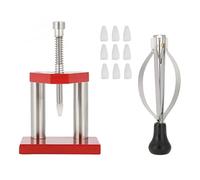 YMKFGUPKRG Reloj Universal Manual Puller Puller Lifter Plunger Puller Fitter Fitter for for 10 moldes Aleación Steel Watch Repair Tool Kit Watchmaker Herramientas de reparación de relojes.
