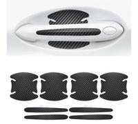 YMLVET 8 Piezas Protectores para Manilla Coche para Nissan Qashqai J11 Visia/Acenta/N-Connecta/N-Vision/Tekna, Pegatinas Manijas Puertas Automóviles Arañazos Accesorios,A