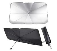 YMNBFCX Parasol Coche Delantero,para Peugeot 3008 GT Line 2019-2024 Parasol Paraguas Coche Delantero con Anti UV Rayos y Aislamiento Térmico Sombrilla
