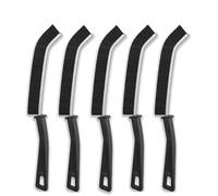 Ymnilian Cepillo Limpieza Hogar, Cepillo Limpia Juntas 2 Cepillos Duraderos For Limpiar Juntas De Azulejos Cocina, Inodoro, Ángulo Muerto, Cerdas Duras, La Línea del Suelo Ducha(5pcs Black)